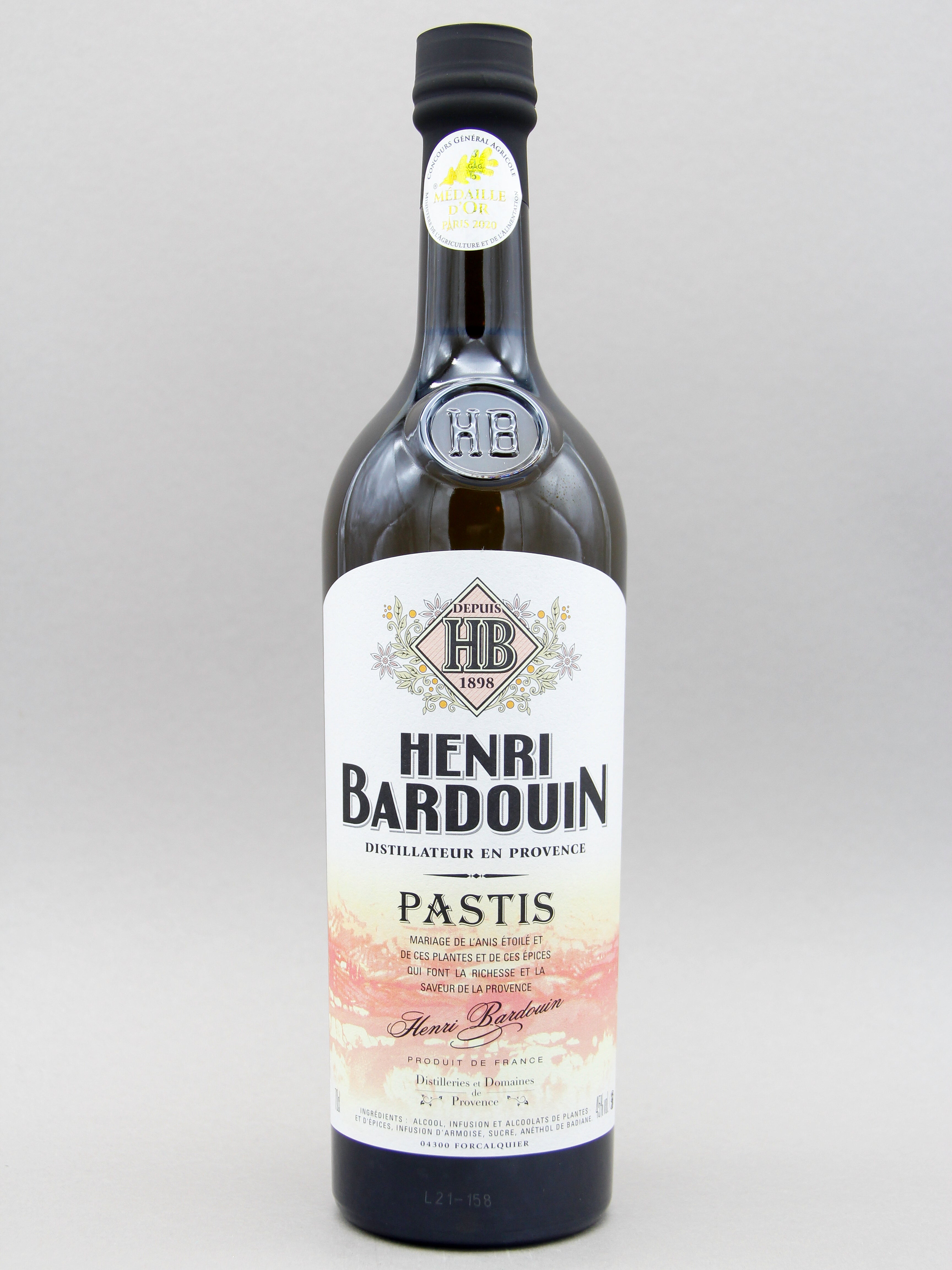 Pastis - Henri bardouin - 70 cl