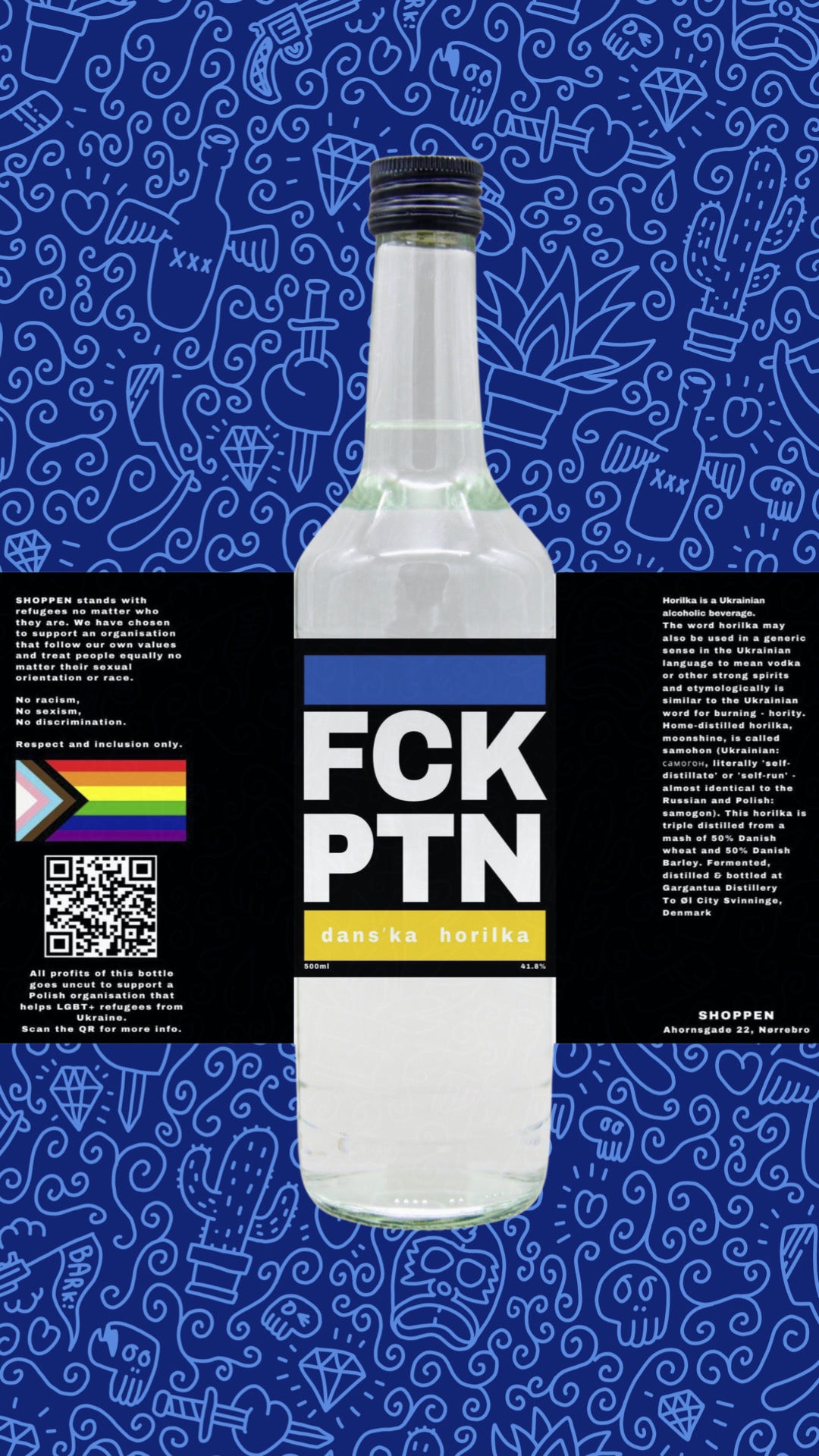 FCK PTN, Dans'ka Horilka (41.8%, 50cl)