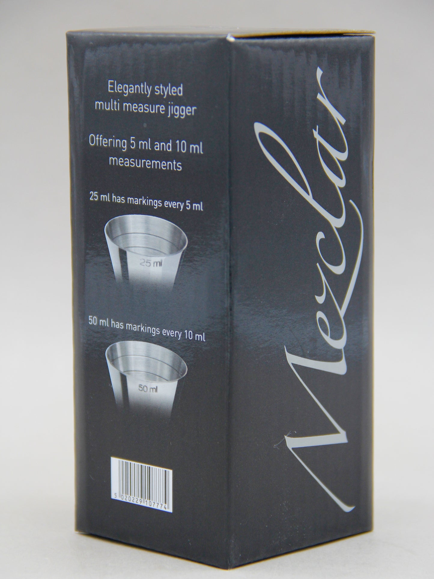 Jigger Slim Style w.gold band 25/50 ml