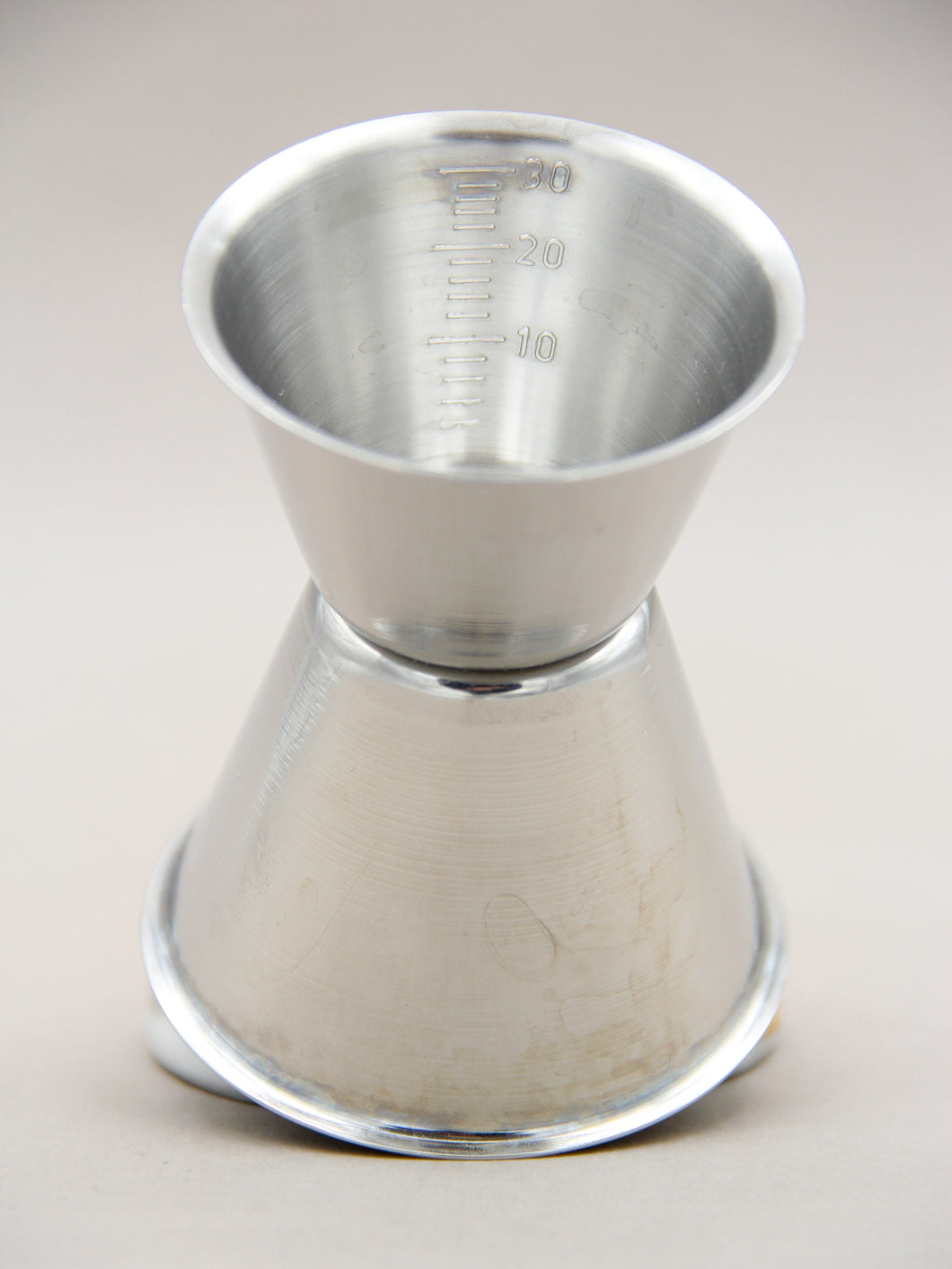 Jigger With Scale, Steel, 3-5cl