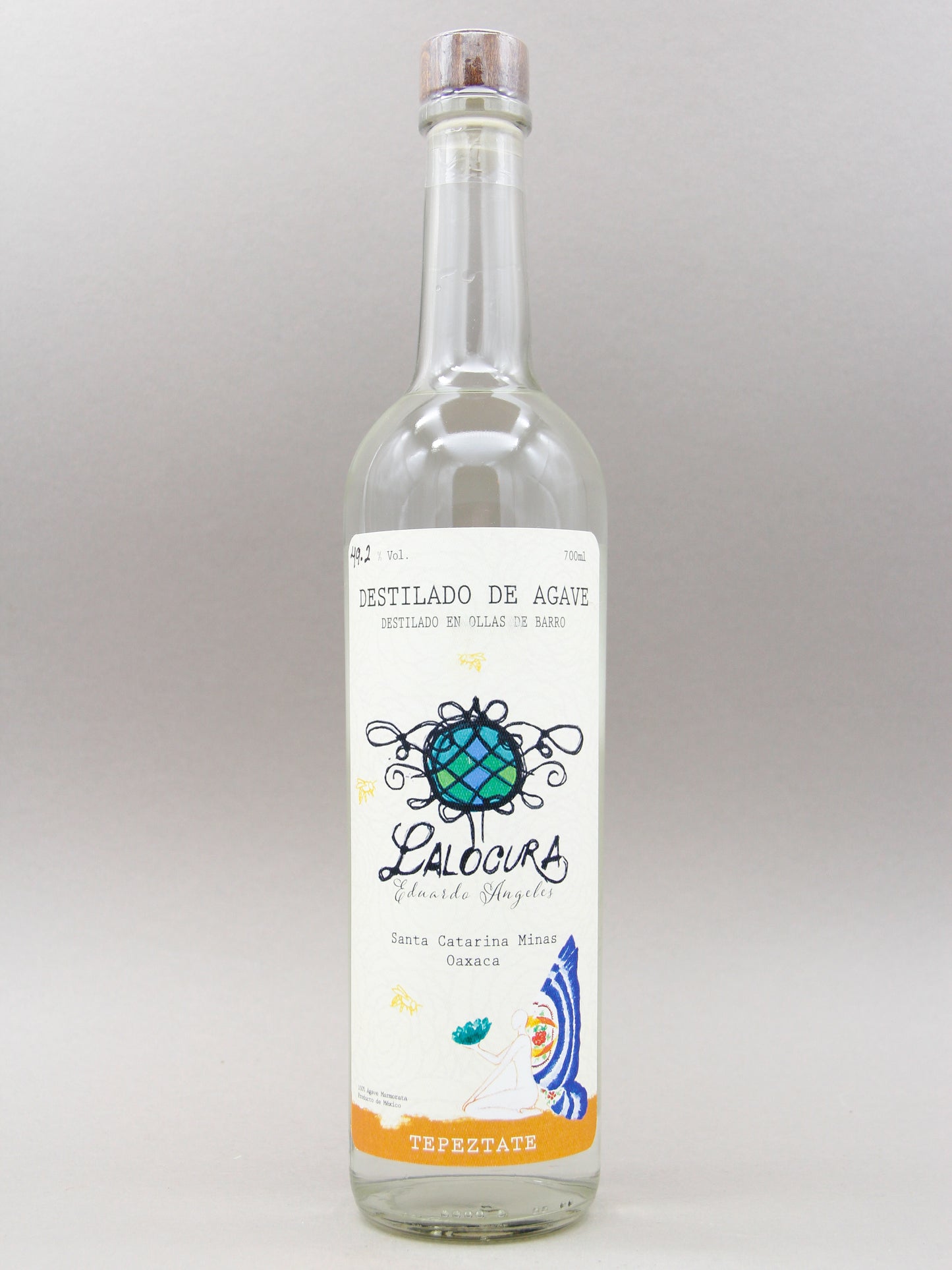 Lalocura, Destilado de agave, Tepeztate 2022 (49.2%, 70cl)
