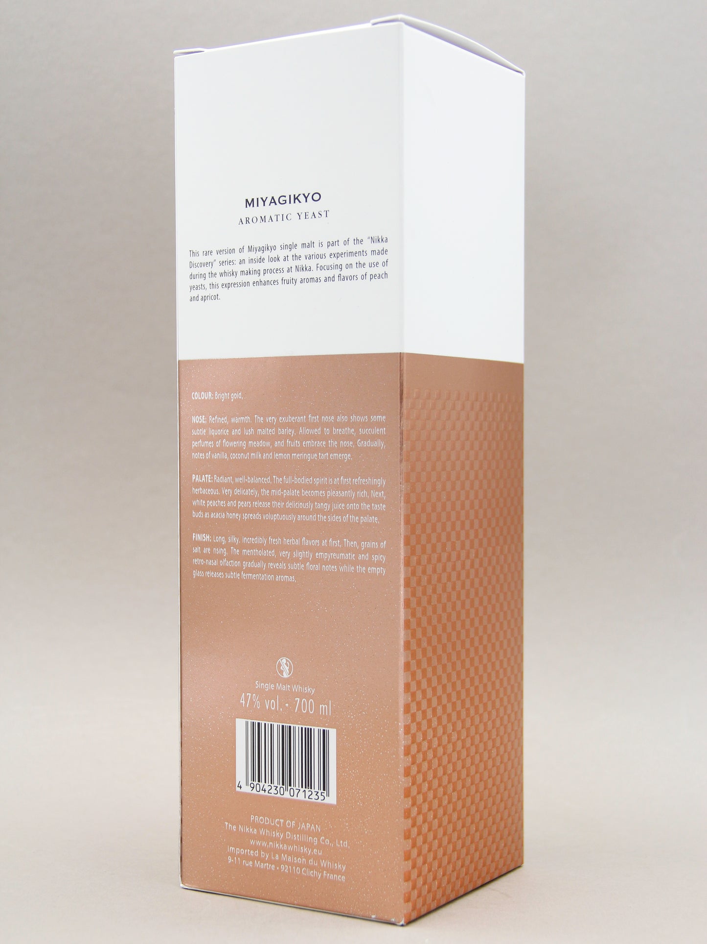 Nikka Whisky Miyagikyo. Single Malt, Aromatic Yeast, 2022, Japan (47%, 70cl)