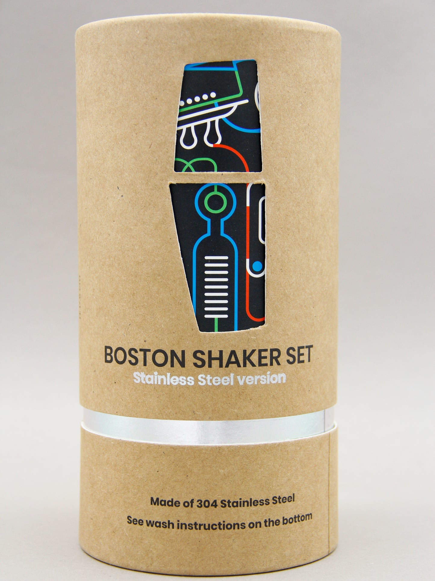 Nordicbar, Boston Shaker Tin Tin Set, Stainless Steel 55cl-75cl, With Gift Box