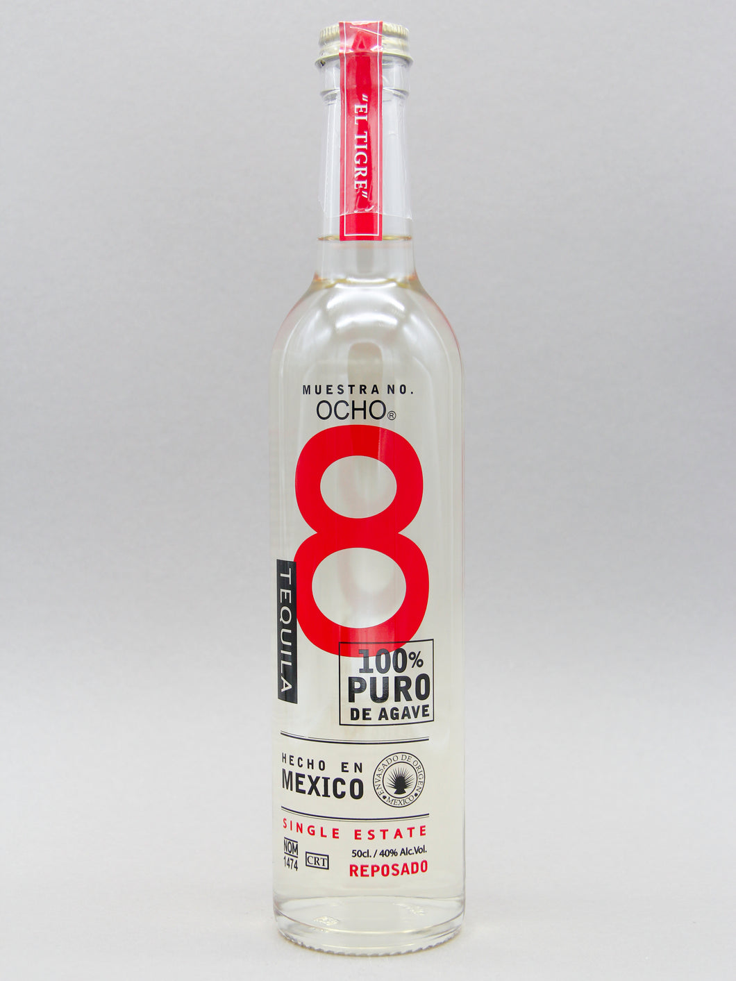 Ocho Reposado Tequila, 100% de Agave (40%, 50cl)