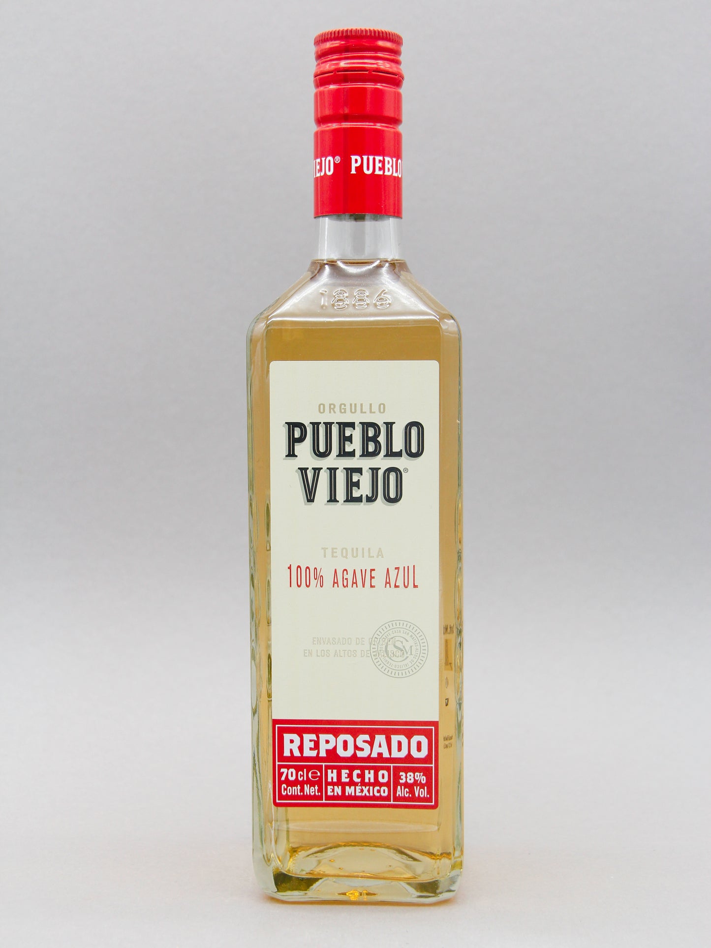 Pueblo Viejo, Tequila Reposado (38%, 70cl)
