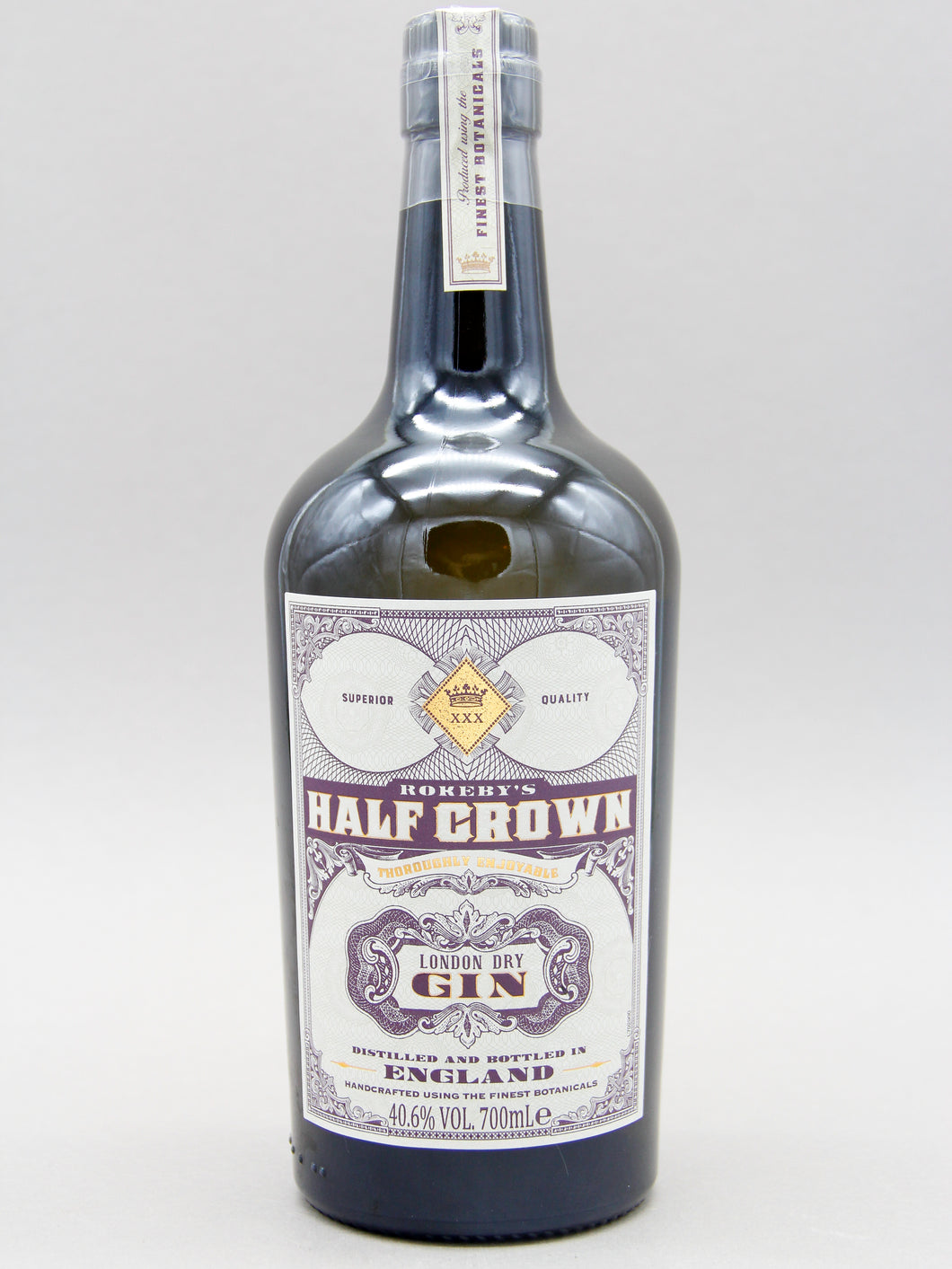 Rokeby's Half Crown Gin (40.6%, 70cl)