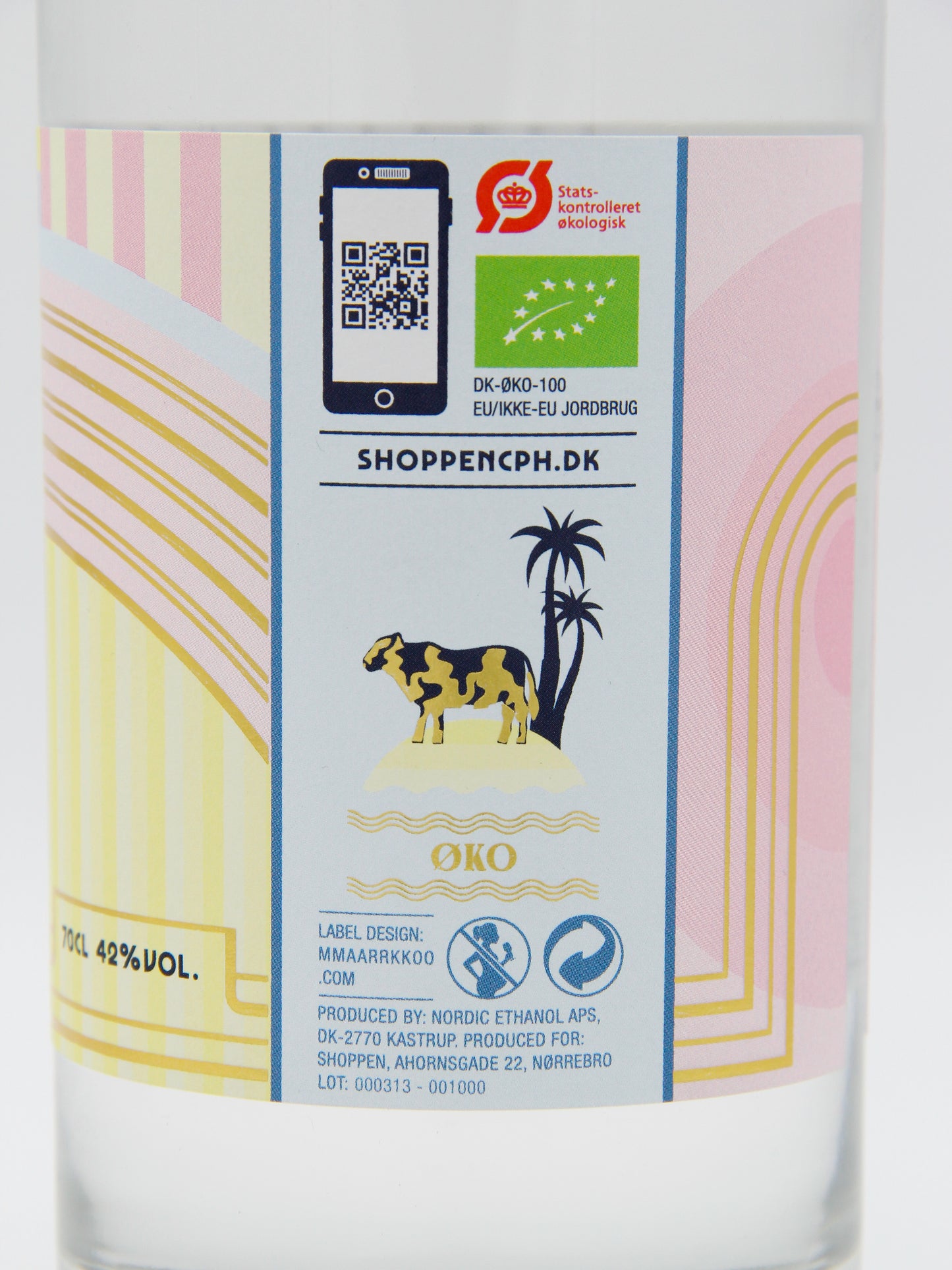 Gin in a Bottle by Shoppen, Organic London Dry Gin (42%, 70cl)