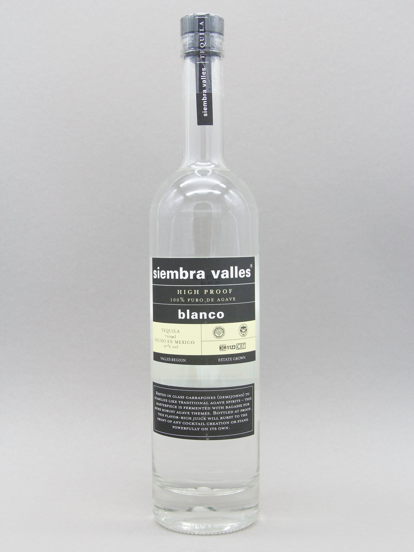 Siembra Valles Tequila Blanco, 100% Puro de Agave (48%, 70cl)
