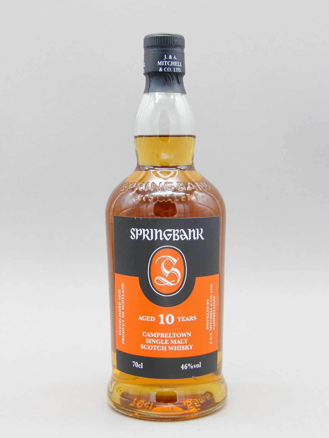 Springbank 10 Year, Campbeltown Single Malt Scotch Whisky (46%, 70cl)