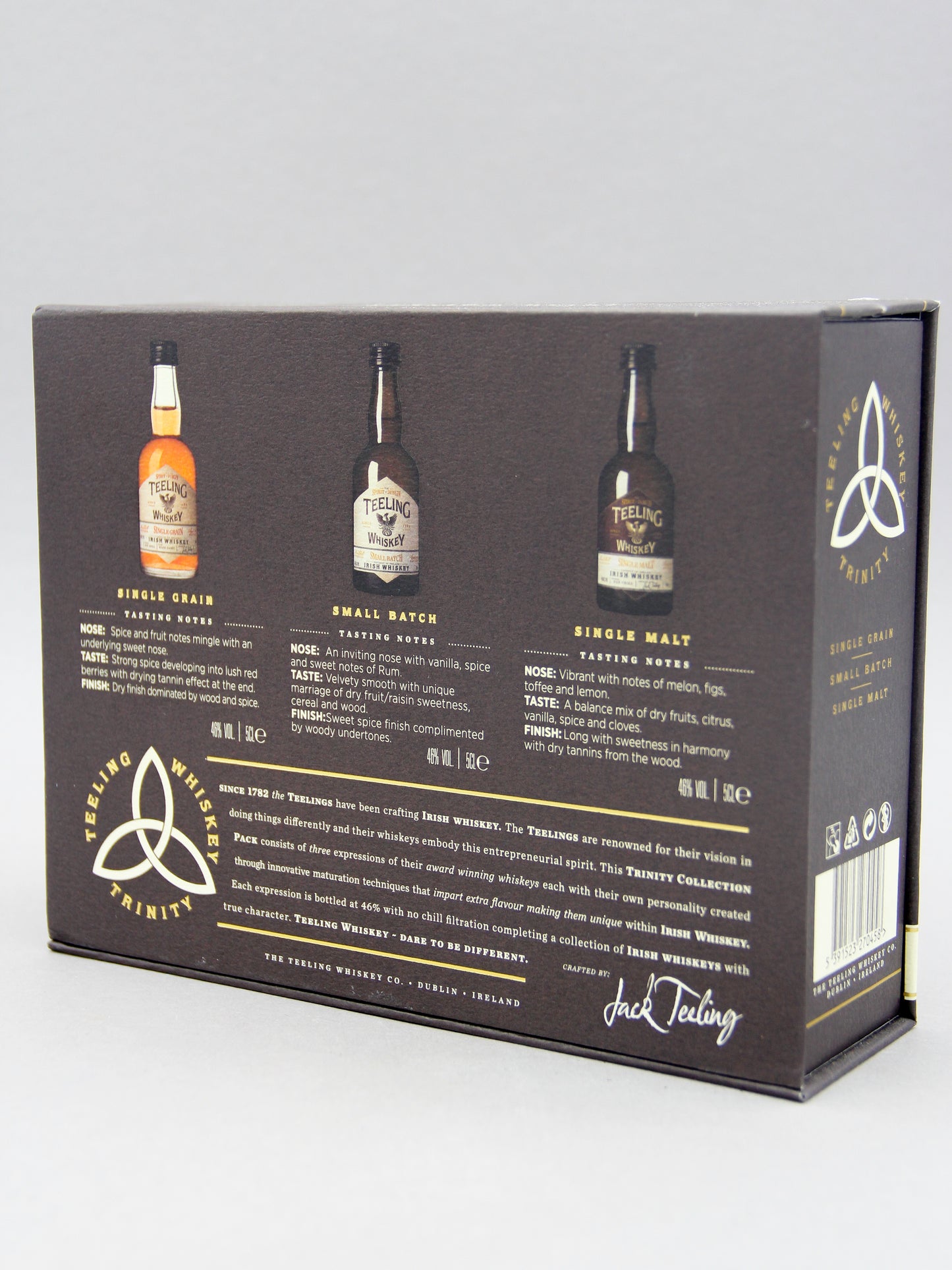 Teeling Irish Whiskey, Trinity Gift Pack (46%, 3x5cl)
