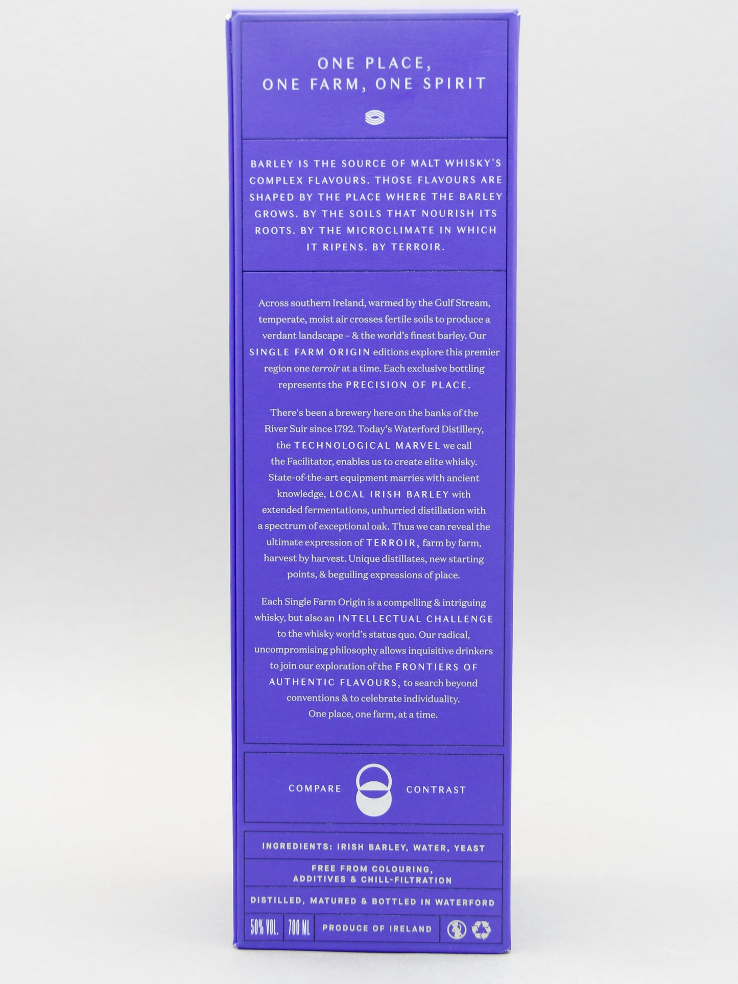 Waterford, Irish Single Malt Whiskey, Single Farm Origin, Lakefield, Edition 1.1 (50%, 70cl)