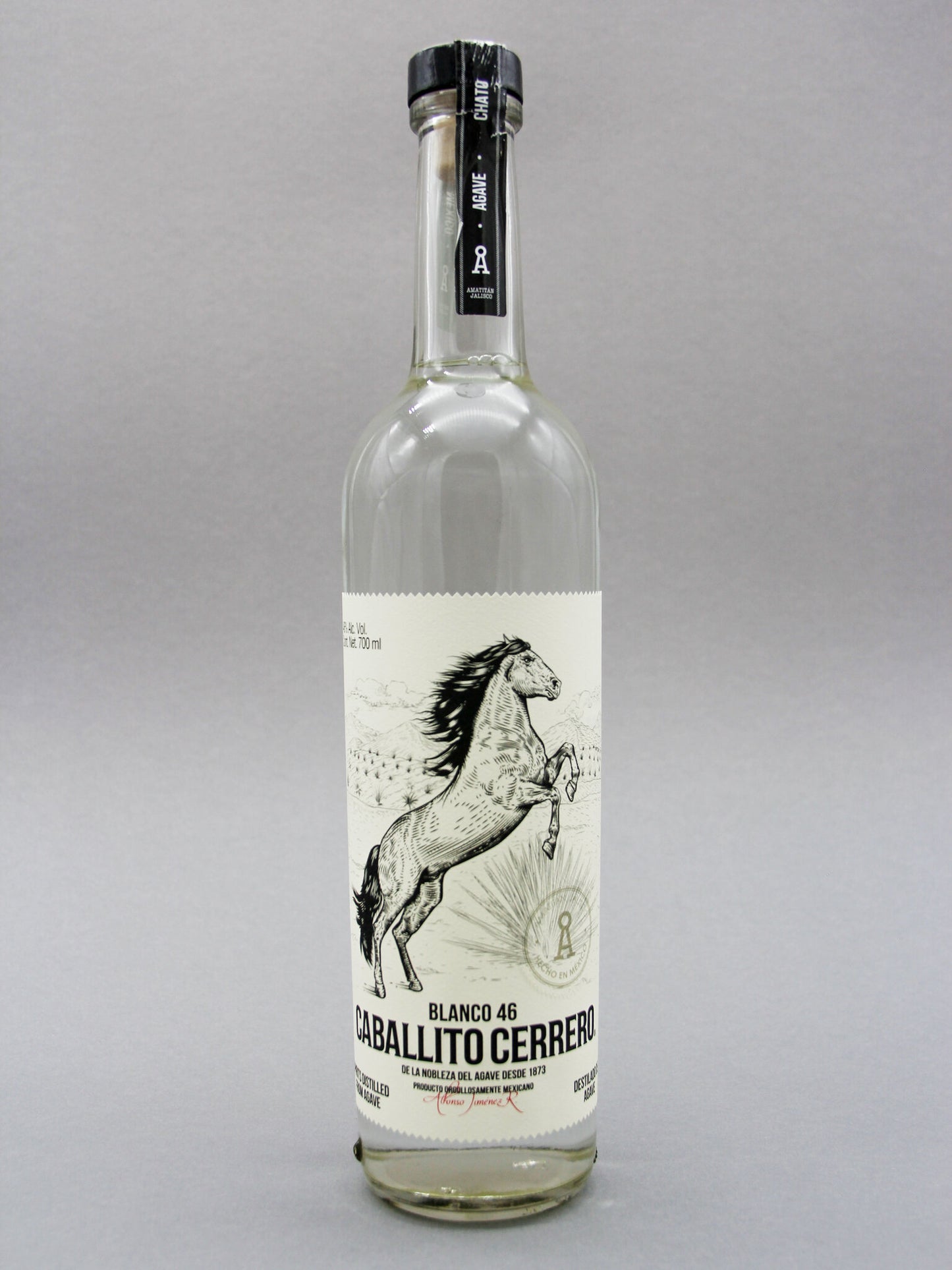 Caballito Cerrero Blanco 46, Chato, Destilado de Agave (46%, 70cl)