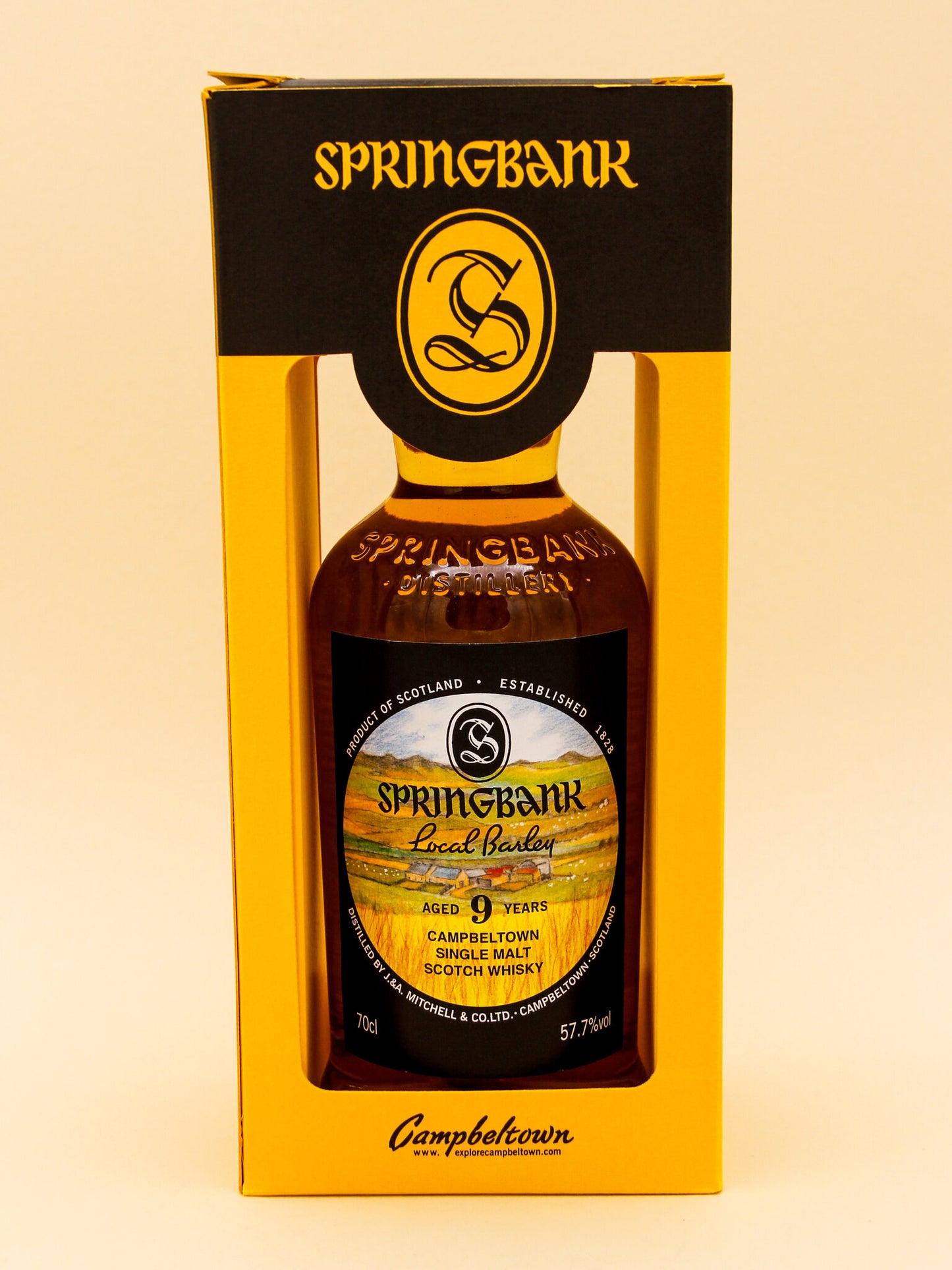 Springbank 9 Years, Local Barley, Campbeltown Single Malt Whisky (57,7%, 70cl)