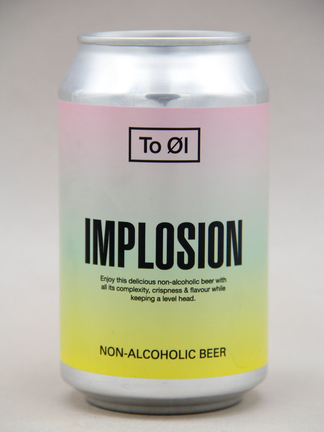 To Øl: Implosion, Non-Alcoholic Beer (0.3%, 33cl CAN)