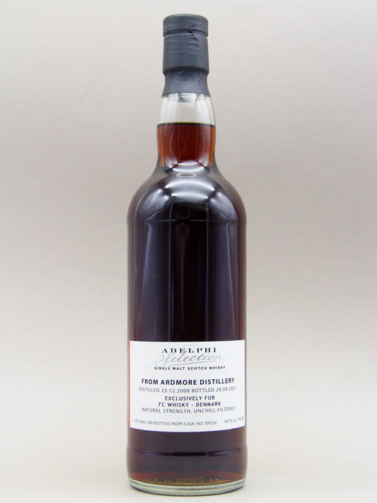 Ardmore 2008-2021, Adelphi Selection, Single Malt Scotch Whisky (54.7%, 70cl)