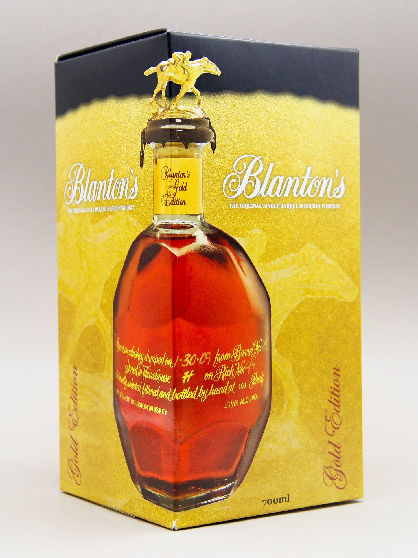 Blanton's, Gold Edition, Kentucky Straight Bourbon Whiskey (51.5%, 70cl)