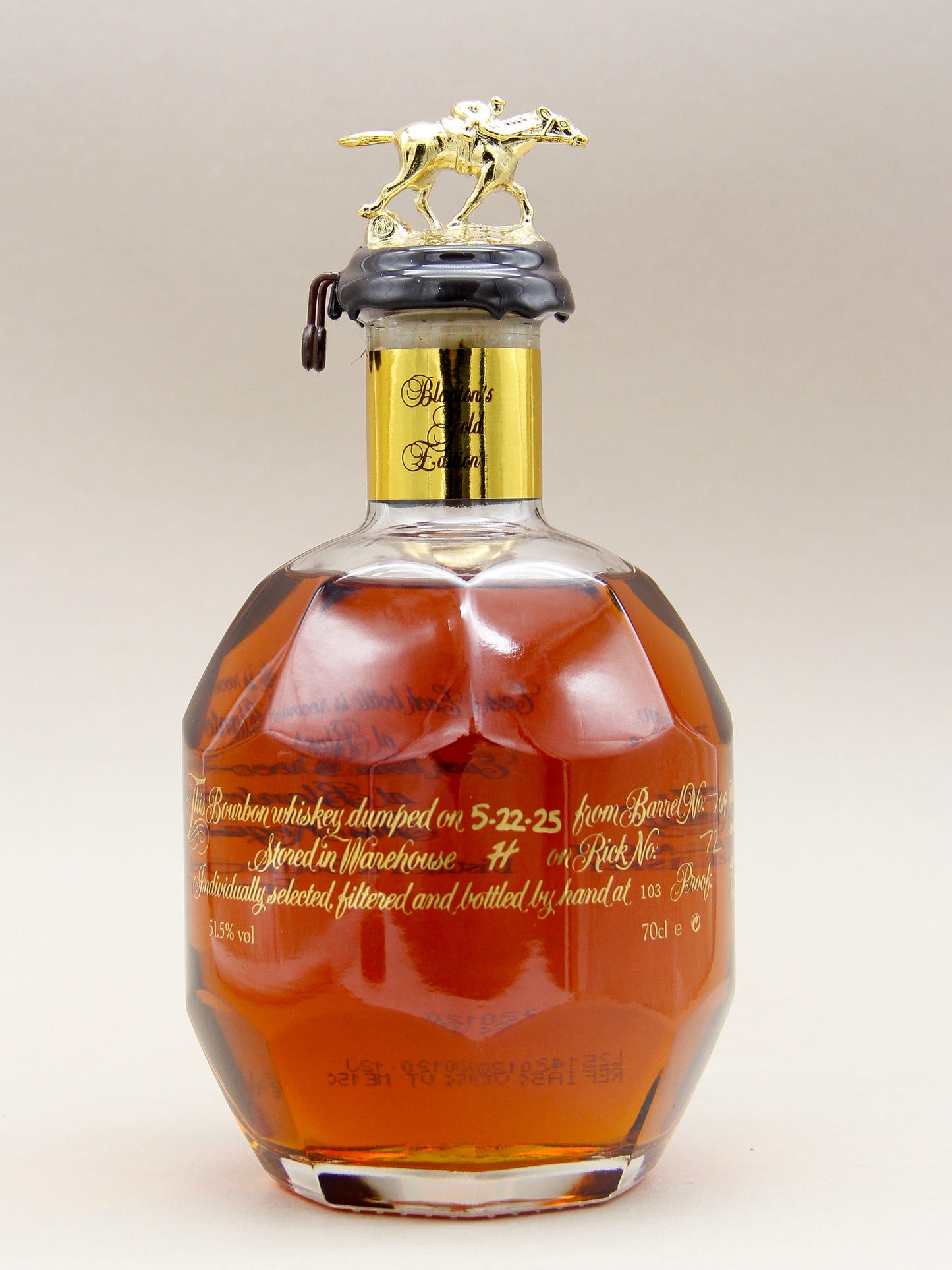 Blanton's, Gold Edition, Kentucky Straight Bourbon Whiskey (51.5%, 70cl)