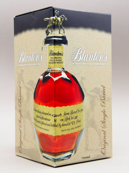 Blanton's, Original Single Barrel, Kentucky Straight Bourbon Whiskey (46.5%, 70cl)