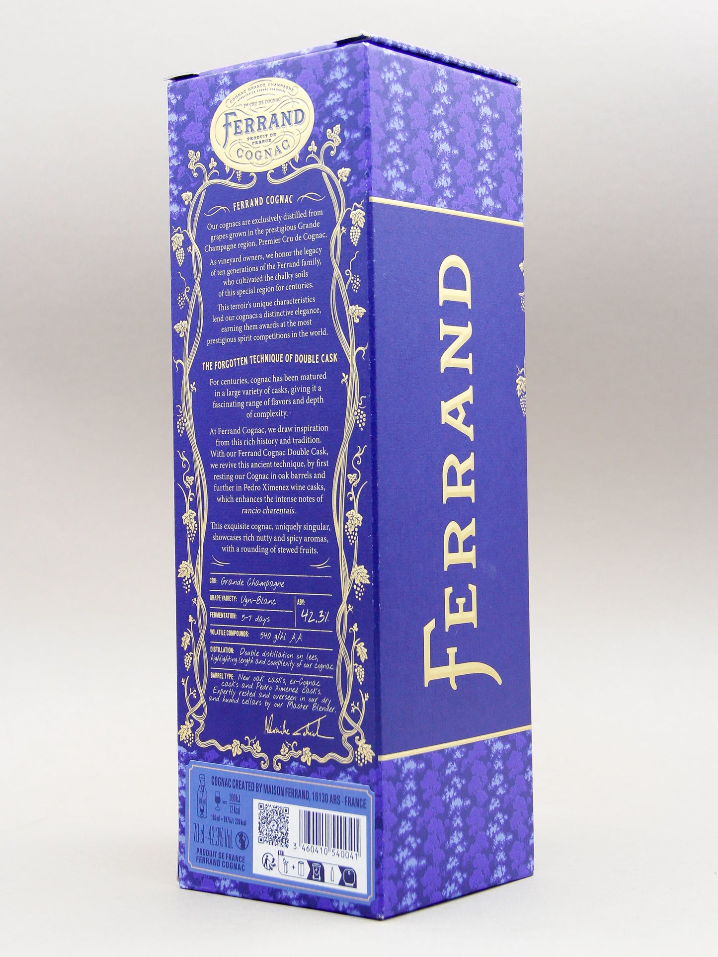 Cognac Pierre Ferrand, Double Cask PX Finish 1er Cru (42,3%, 70cl)