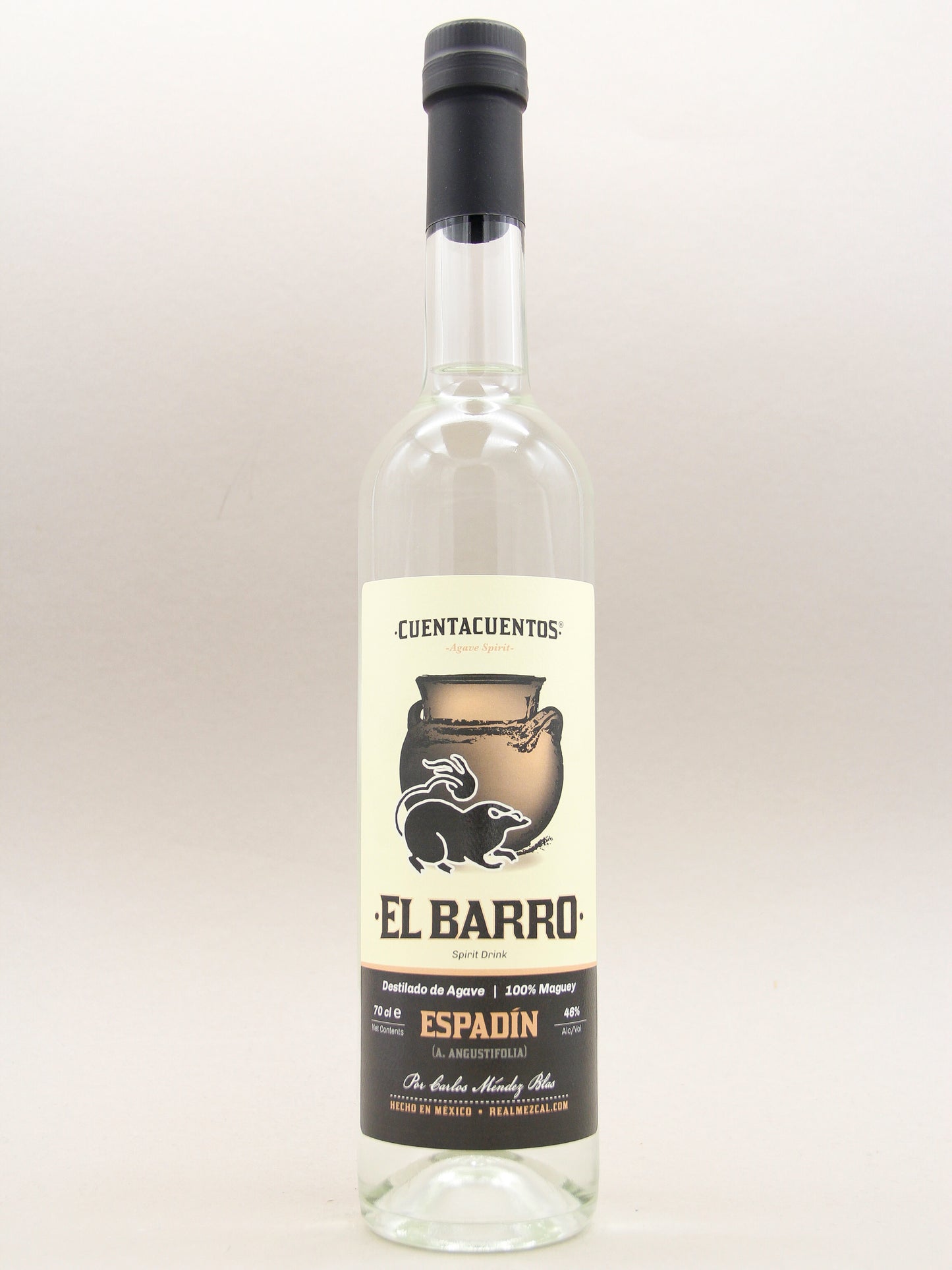 Cuentacuentos, El Barro, 100% Agave Spirit, Espadin, Oaxaca (46%, 70cl)