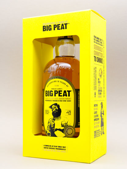 Douglas Laing's Big Peat, 15th Anniversary Edition, Red Wine Cask, Islay Blended Malt Scotch Whisky (50%, 70cl)