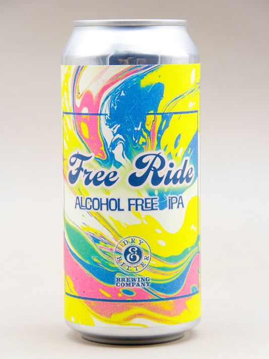 Dry & Bitter: Free ride, alcohol-free IPA (<0.5%, 44cl CAN)