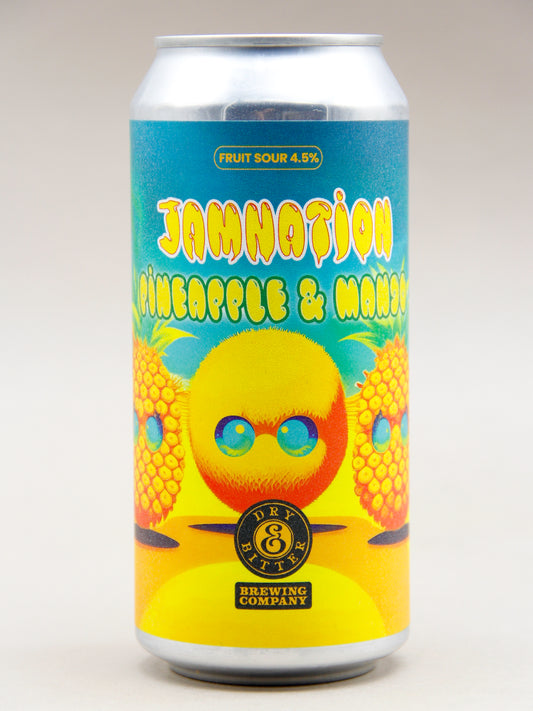Dry & Bitter: Jamnation III, Pineapple & Mango Fruit Sour (4.5%, 44cl CAN)