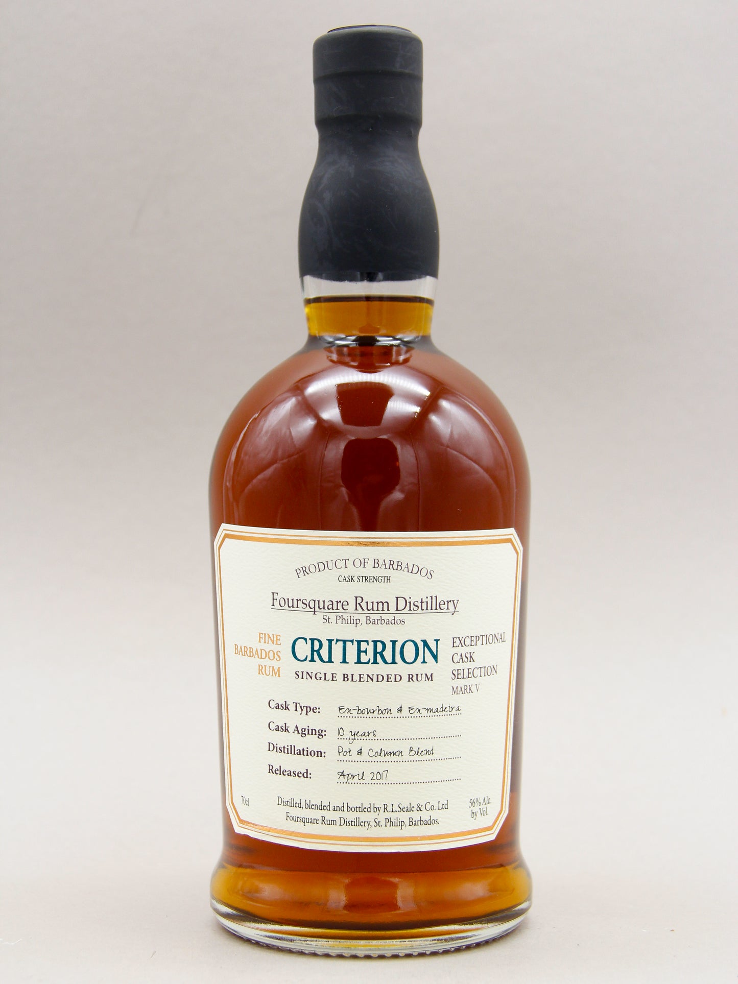 Foursquare Exceptional Cask Selection: Criterion, Single Blended Rum, 9 years, Barbados (56%, 70cl)