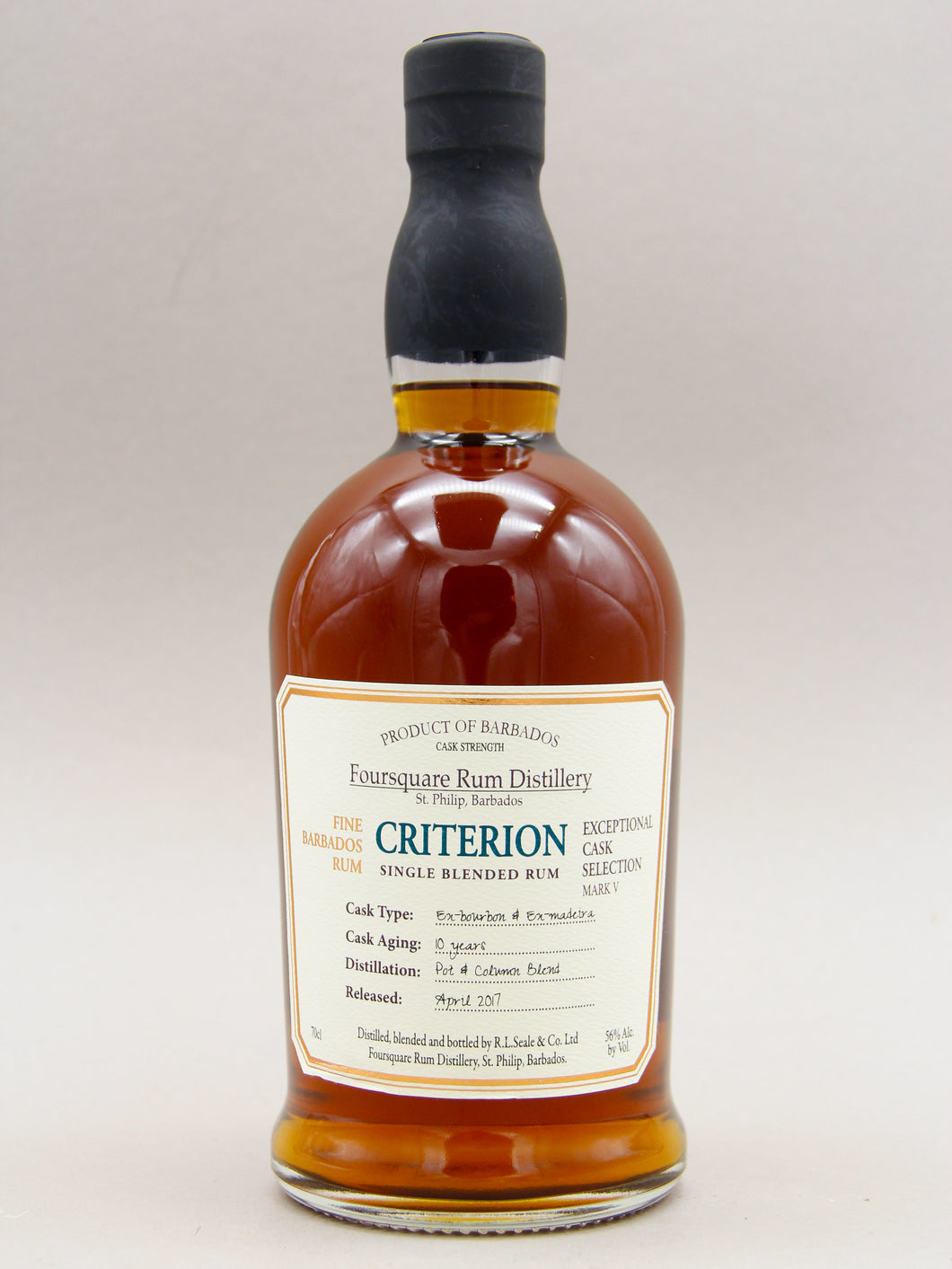 Foursquare Exceptional Cask Selection: Criterion, Single Blended Rum, 9 years, Barbados (56%, 70cl)