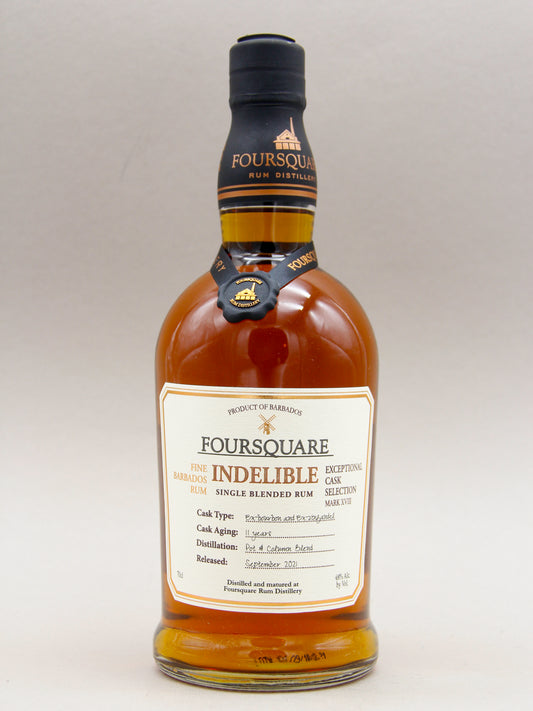 Foursquare Exceptional Cask Selection: Indelible, Single Blended Rum, 11 Years, Barbados (48%, 70cl)