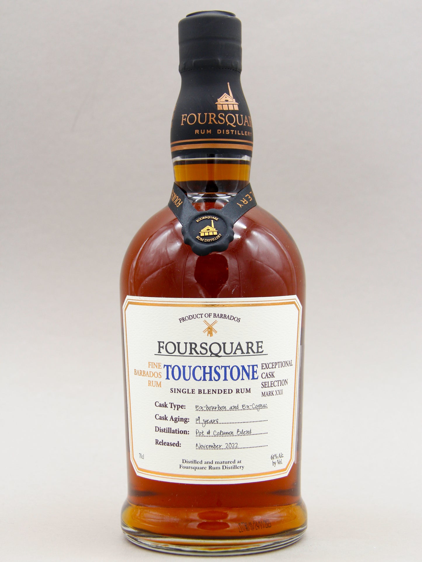 Foursquare Exceptional Cask Selection: Touchstone, Single Blended Rum, 14 Years, Barbados (61%, 70cl)