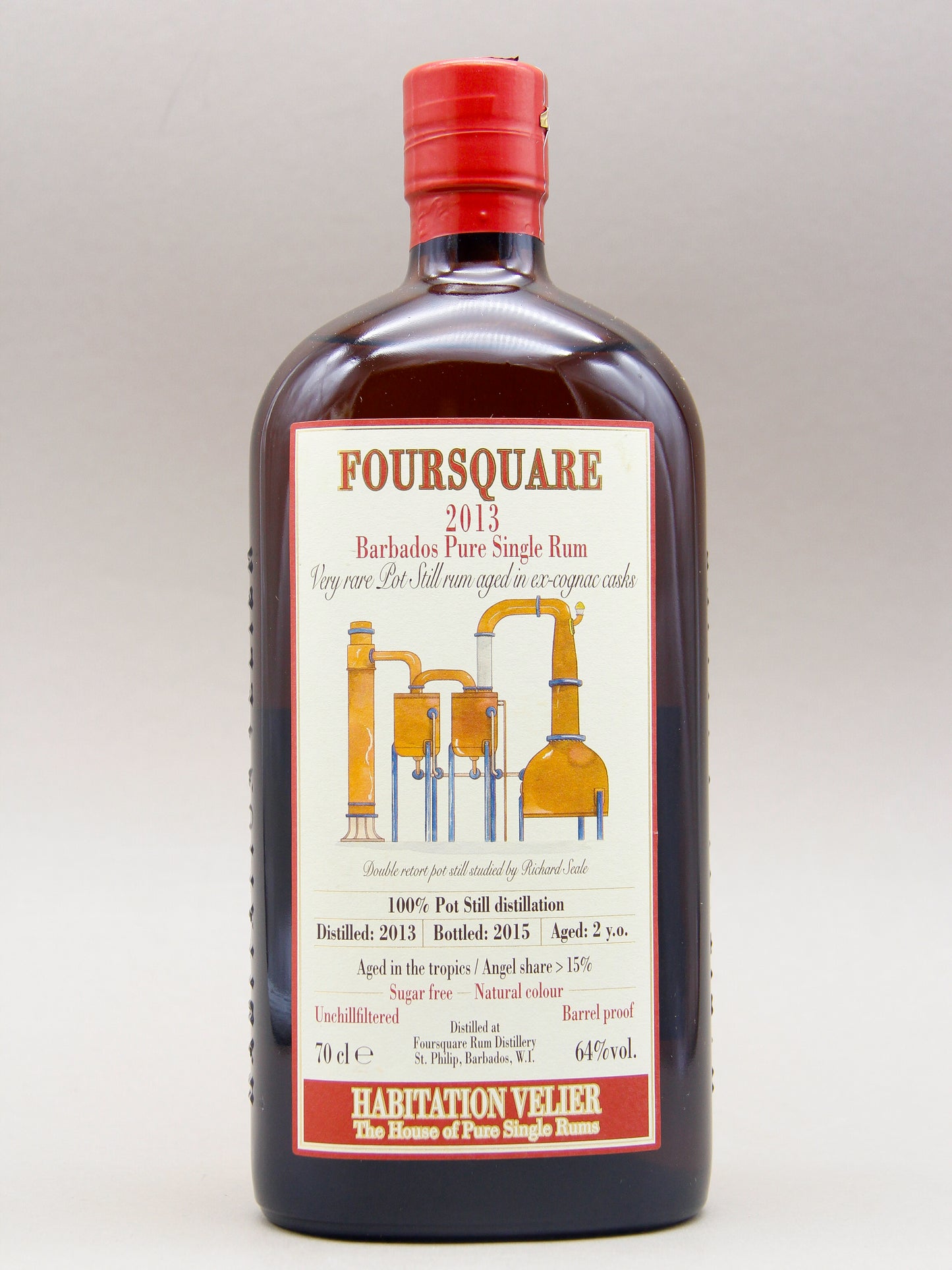 Habitation Velier, Foursquare Distilled 2013 Bottled 2015, Barbados Rum (64%, 70cl)