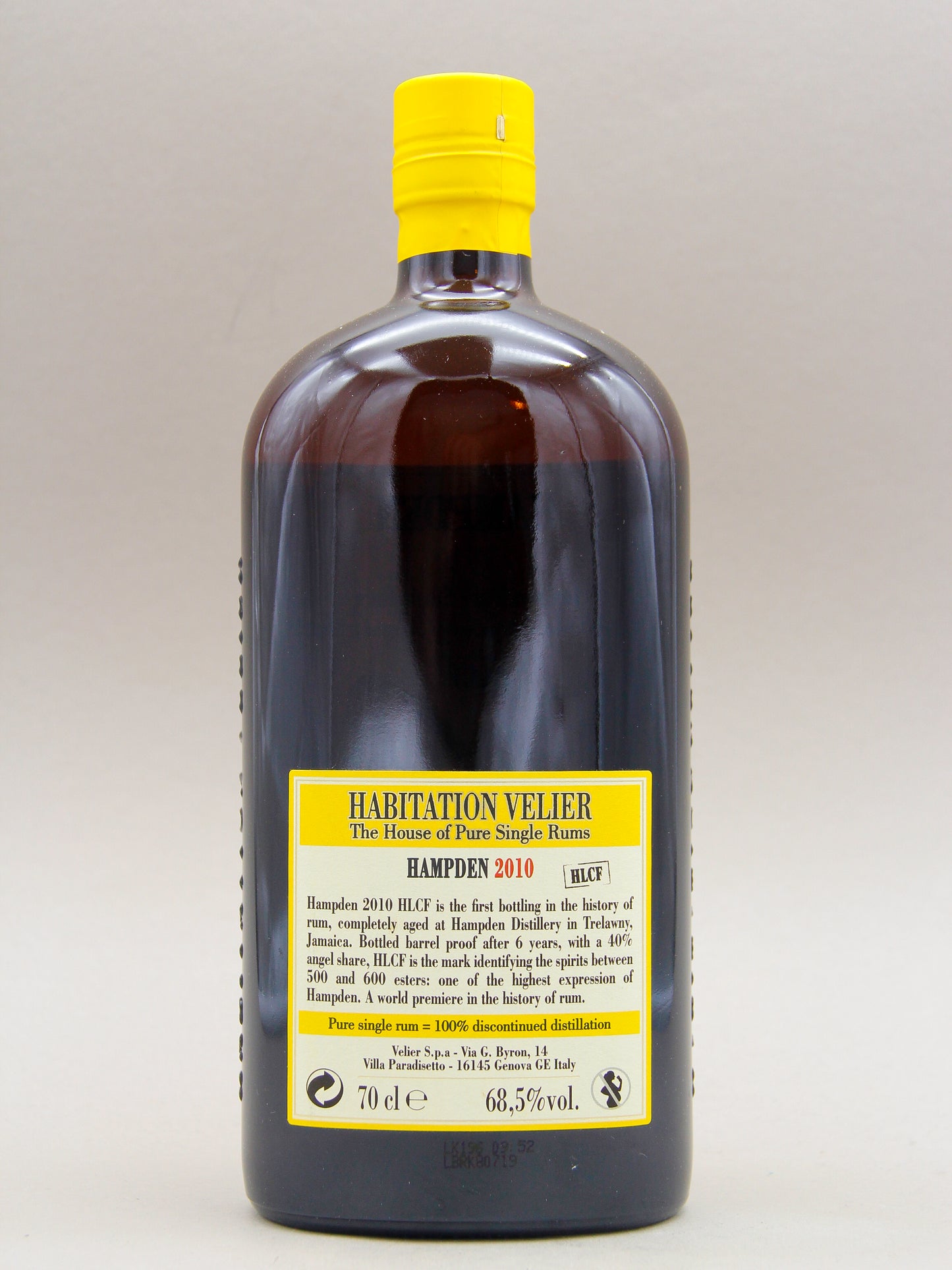 Habitation Velier, Hampden 2010 HLCF, 6 Years Jamaica Rum (68,5%, 70cl)