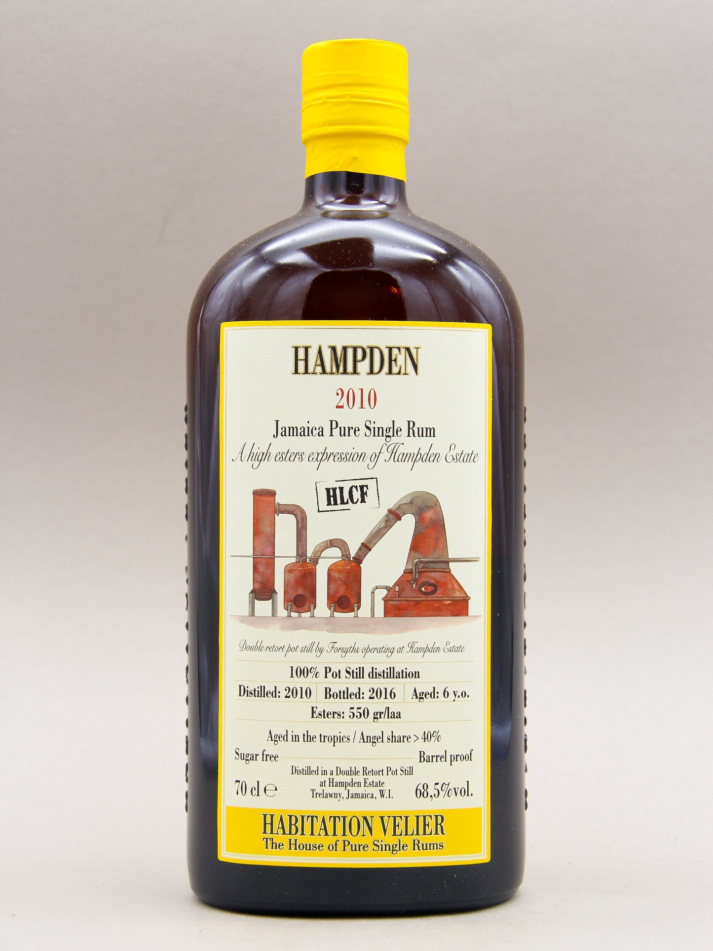 Habitation Velier, Hampden 2010 HLCF, 6 Years Jamaica Rum (68,5%, 70cl)