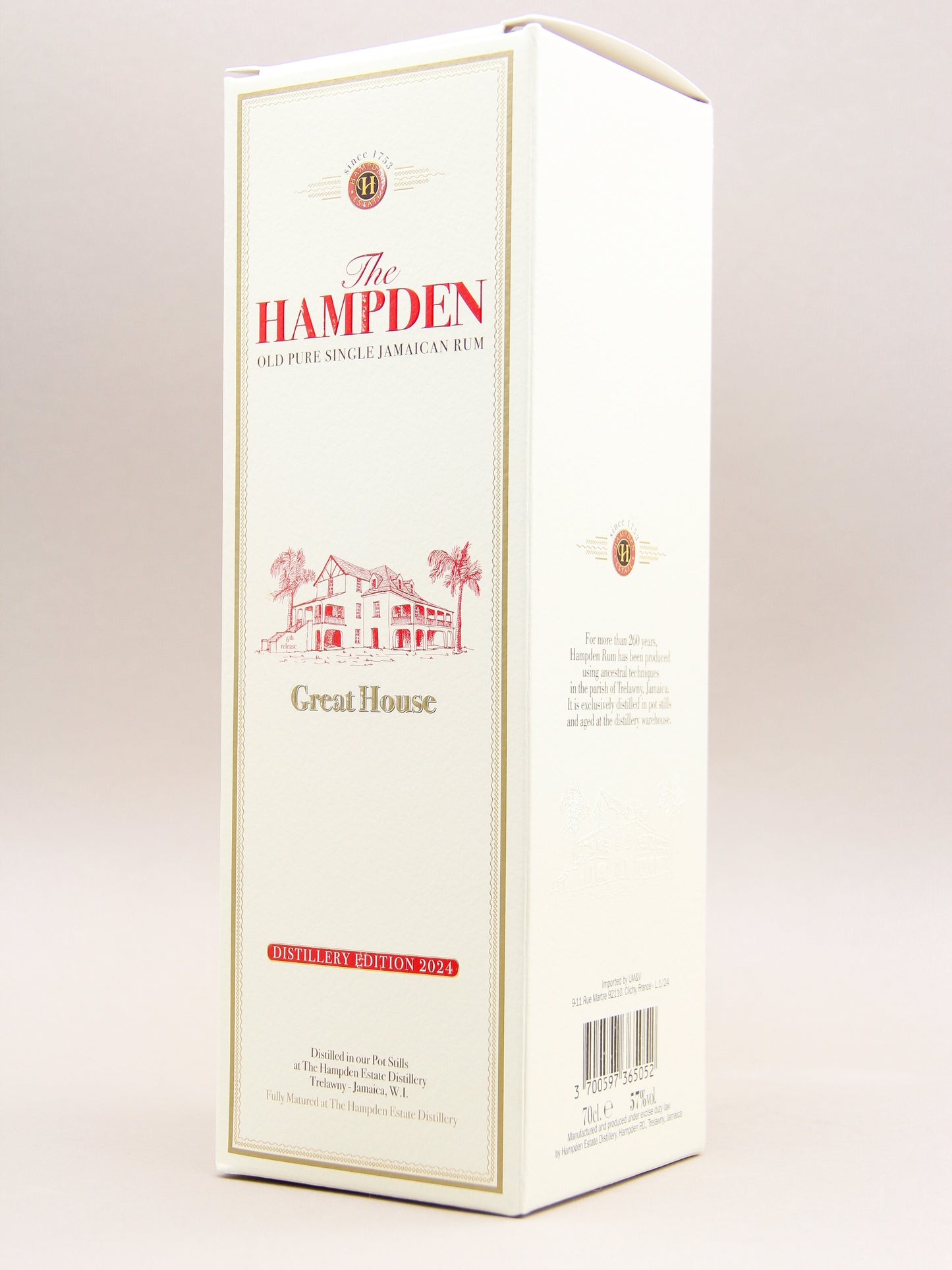 Hampden, Great House, Distillery Edition 2024, Old Pure Single Jamaican Rum (57%, 70cl)