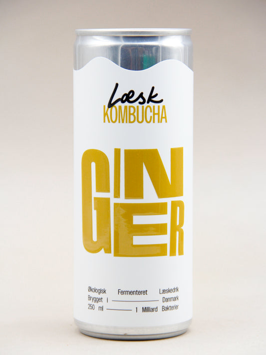 Læsk, Ginger, Organic Kombucha  (0%, 25cl)
