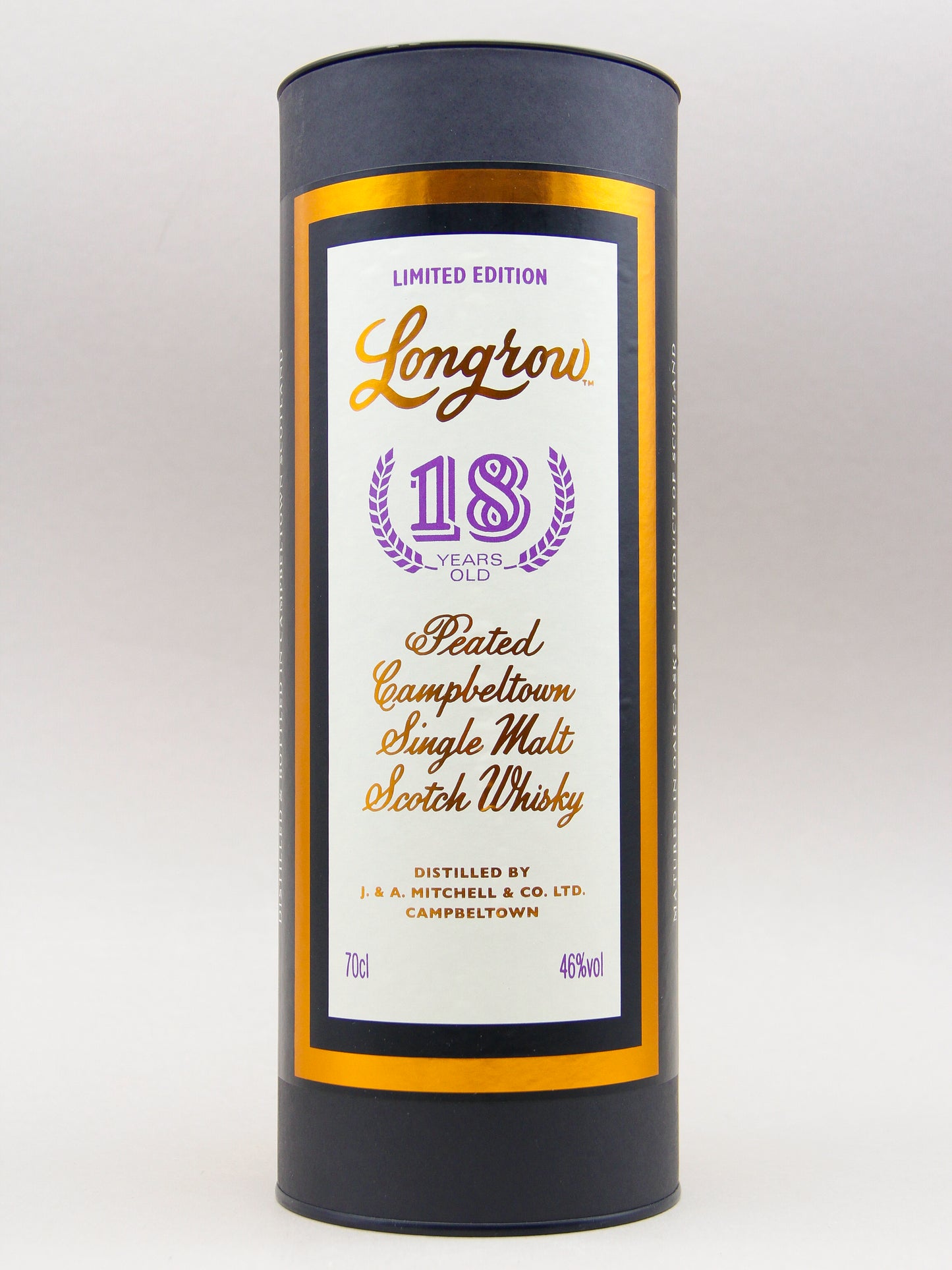 Longrow 18 Years, August 2021, Campbeltown Single Malt Scotch Whisky (46%, 70cl)