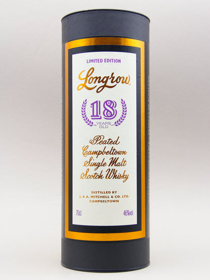 Longrow 18 Years, August 2021, Campbeltown Single Malt Scotch Whisky (46%, 70cl)