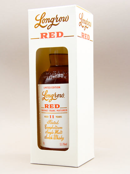 Longrow Red 11 Years, Cabernet Franc Matured, Campbeltown Scotch Whisky (55.9%, 70cl)
