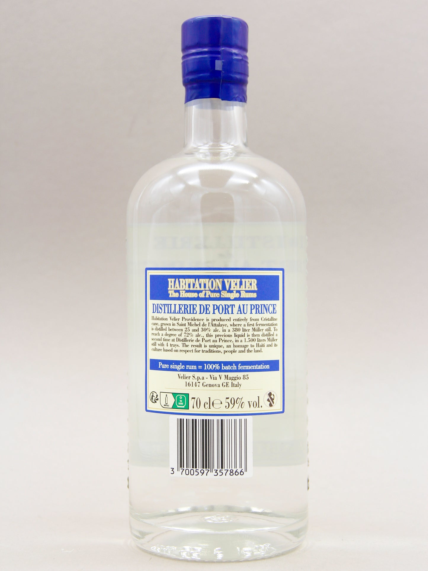 Habitation Velier, Distillerie De Port Au Prince, Haiti Pure Single Rhum (59%, 70cl)