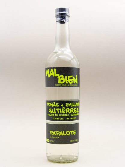 Mal Bien, 100% Agave Spirit, Black Tape, Papalote Joven (46.7%, 70cl)