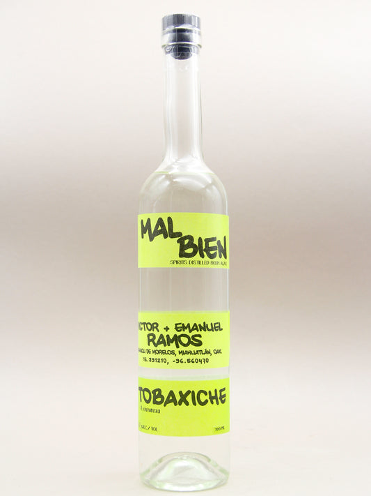 Mal Bien, 100% Agave Spirit, Green Tape, Tobasiche Joven (48%, 70cl)