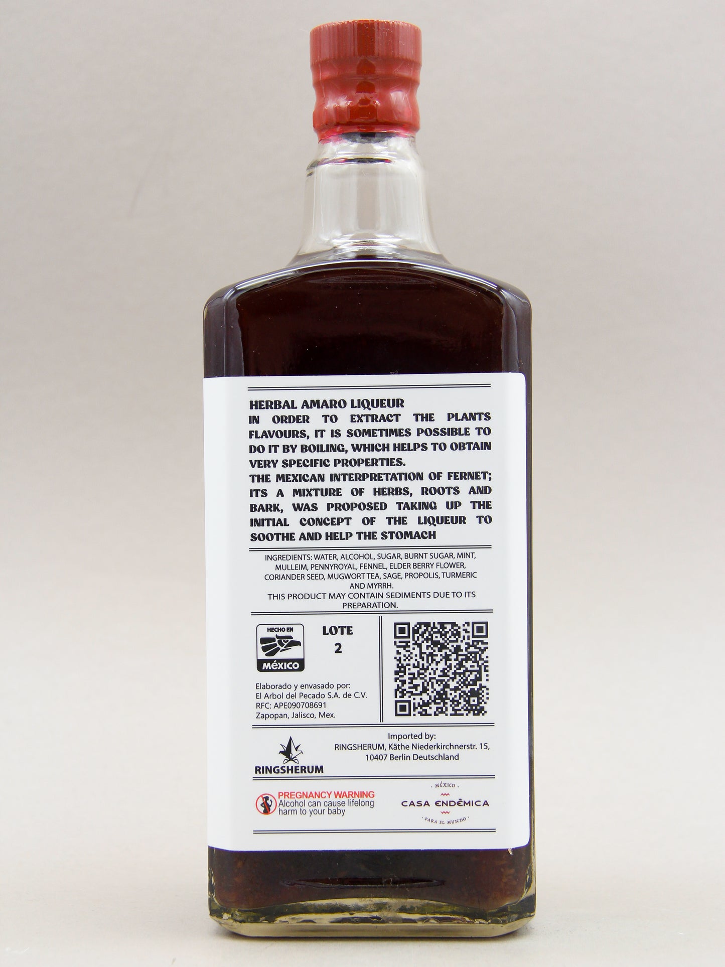 Maxico Mistico, Licor del Sobador, Herbal Amaro Liqueur, Mexico (35%, 70cl)