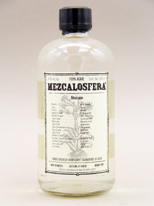 Mezcalosfera, Spirit Distilled from 100% Agave, Mexicano 2022, Berta Vasquéz (47%, 50cl)