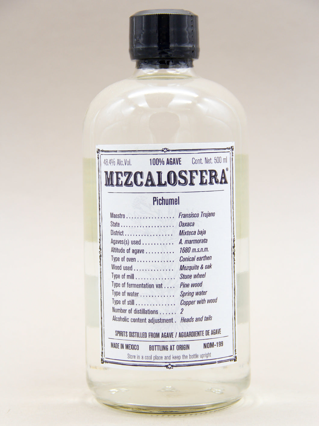 Mezcalosfera, Spirit Distilled from 100% Agave, Pichumel 2023, Francisco Trujano (48.4%, 50cl)
