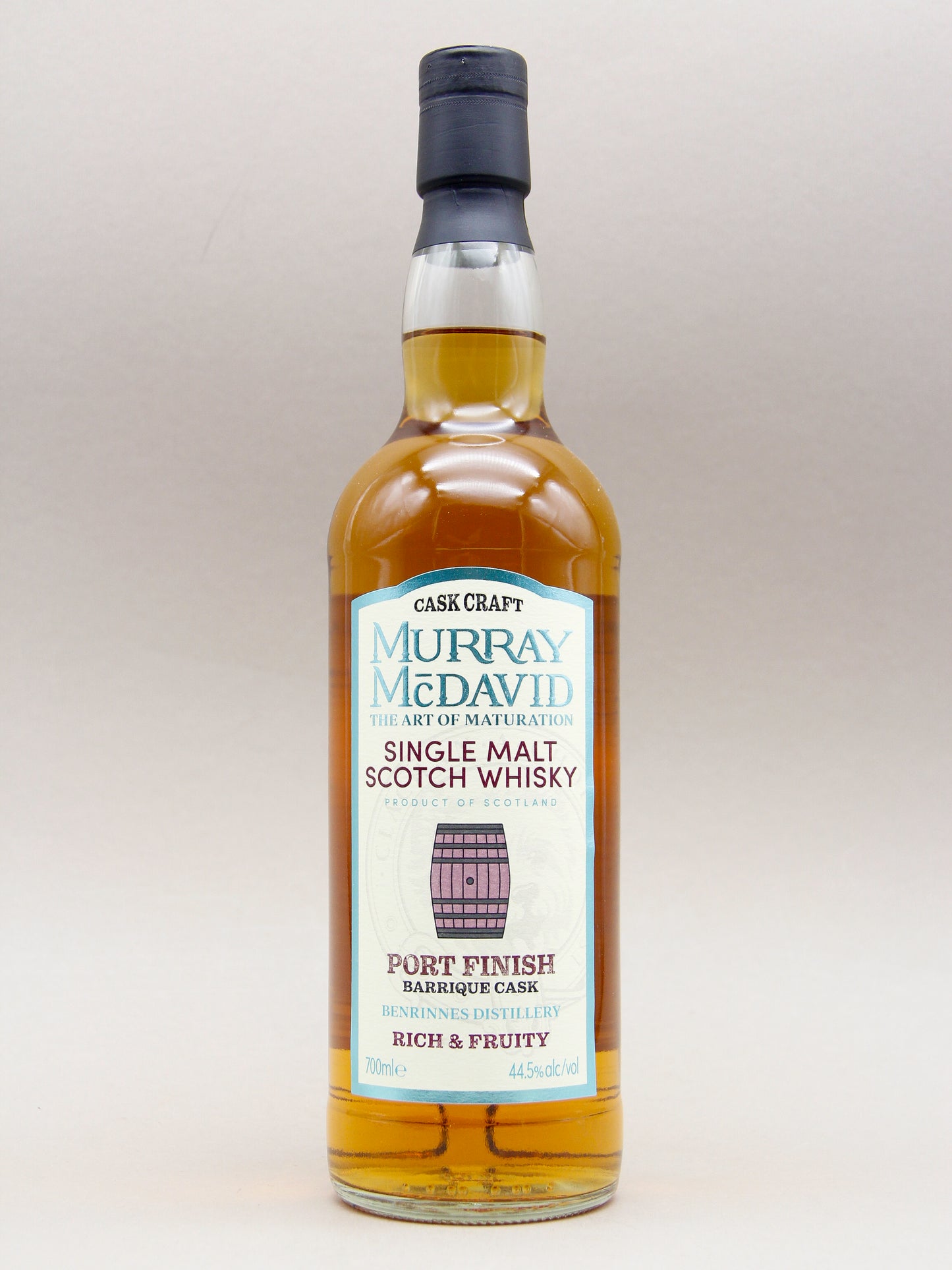 Murray McDavid, Benrinnes Distillery, Port Cask Finish, Single Malt Scotch Whisky (44.5%, 70cl)