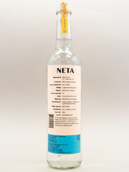 Neta, Mexicanito, Destilado De 100% Agave, Miahuatlán Oaxaca 2022 (49%, 70cl)