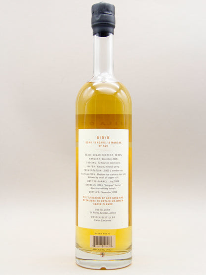 Ocho, 2008 El Carrizal, Tequila Extra Añejo, 8/8/8, 100% de Agave, Singel Barrel B-07 (48.8%, 70cl)