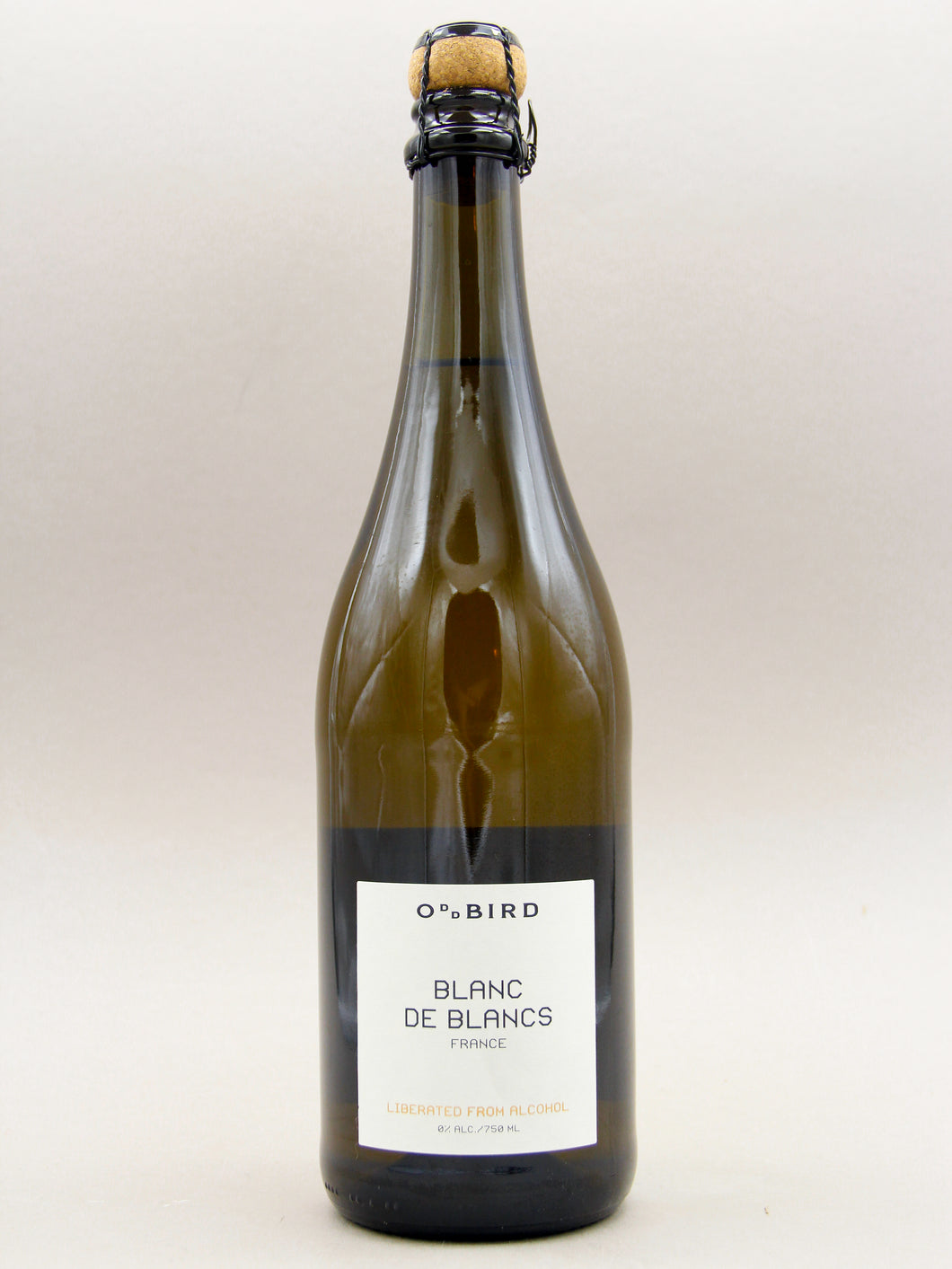Oddbird, Blancs des Blancs, Non-alc sparkling wine, France (0.5%, 75cl)