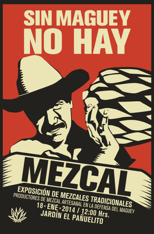 POSTER, Sin maguey no hay Mezcal! (594mm x 841 mm - A1)